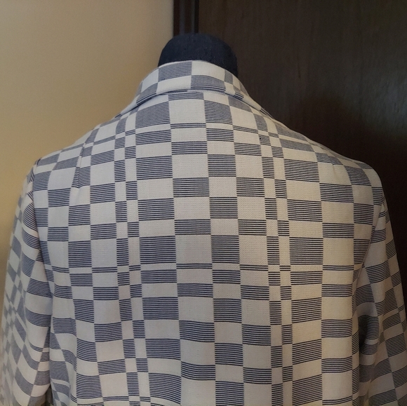 Vintage Retro Geometric Amy Adams Knits Jacket, 16A - Picture 3 of 11